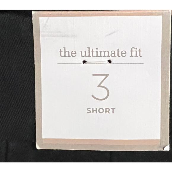 NWT CHICO'S Black Ultimate Fit Getaway  Pants Side Zip Slimming Sz XL (3) Short - Picture 7 of 9